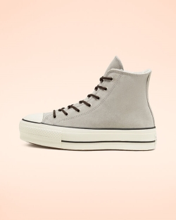 Converse Sherpa Chuck Taylor All Star Női Magasszárú Fekete/Szürke | XJMLBZH-HU